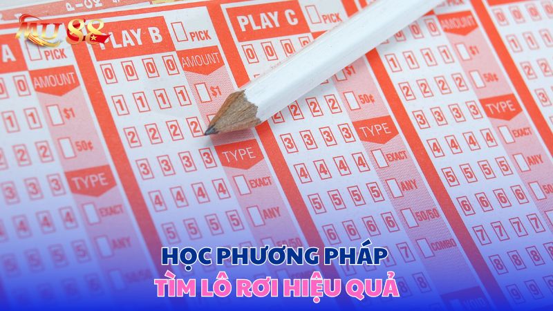 Học phương pháp tìm lô rơi